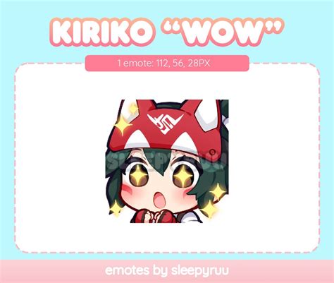 Overwatch 2: Kiriko WOW Emote Twitch & Discord - Etsy