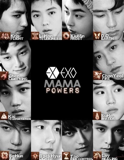 EXO "MAMA" Powers - EXO-M Fan Art (30390576) - Fanpop