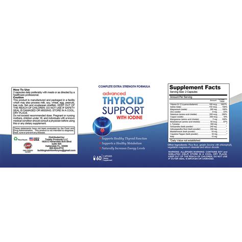 Advanced Thyroid Support with Iodine (60 Capsules)