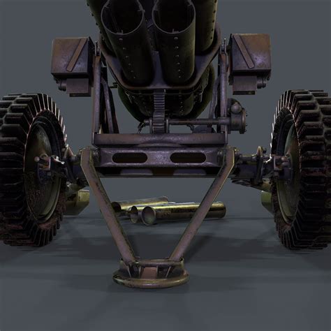 Nebelwerfer Rocket Artillery Launcher - 3D Model by Nicu_Tepes