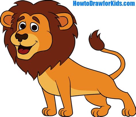 How to Draw a Lion for Kids | How to Draw for Kids