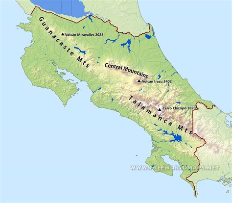 Mountains In Central America Map – Best Event in The World