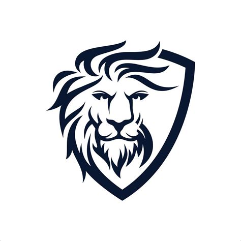 Lion Head Logo Design Template Vector illustration 6735598 Vector Art at Vecteezy