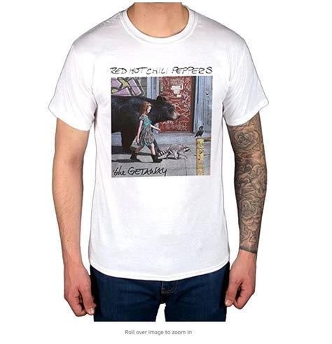 Official Red Hot Chili Peppers The Getaway Album Cover Graphic T-Shirt - Rock Band t-shirts