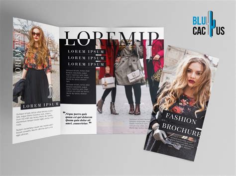 Fashion Brochure Trifold | BluCactus Design NYC, LA, Las Vegas, Miami