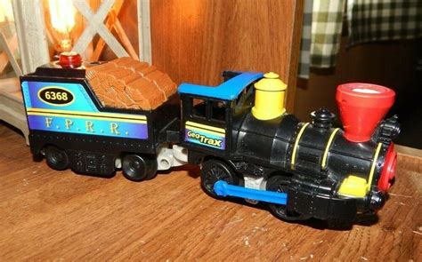 GEOTRAX TIMBERTOWN RAILWAY TRAIN STEAM ENGINE ONLY WOOD TENDER UNTESTED AS IS | eBay | Steam ...