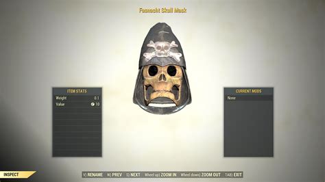 Fasnacht Skull Mask Event Reward Fallout 76 (PC) - Buy Fallout 76 Items for PC