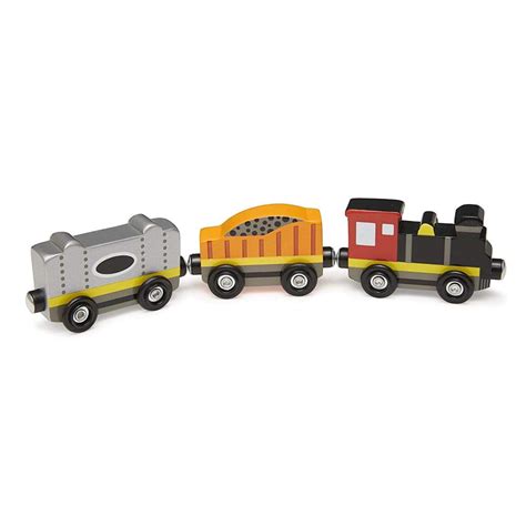 Melissa & Doug Wooden Train Cars Playset | Melissa And Doug Toys