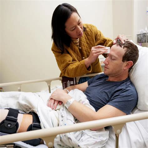 Mark Zuckerberg shares pic from hospital bed after surgery for ...