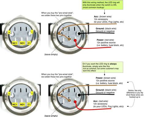 12v Momentary Push Button Switch Wiring Diagram - Bestn