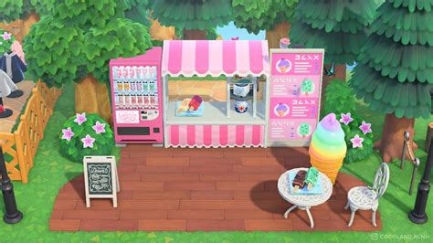 Made an ice cream stand : r/AnimalCrossing