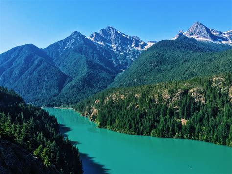 Diablo Lake, North Cascades National Park, WA [OC] [3264x2448] : EarthPorn