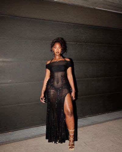 Tems, Grammy-award winner shows off sexy Body in Transparent dress