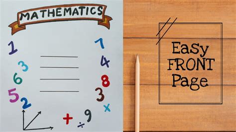 Maths Project Front Page Decoration - Land to FPR