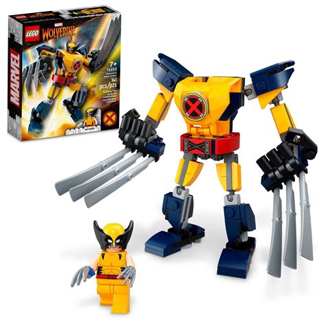 Buy LEGO Marvel Wolverine Mech Armor 76202 Building Kit; Collectible Mech and Minifigure for ...