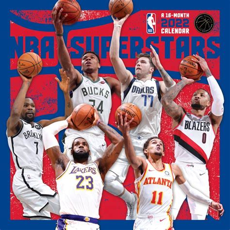 NBA Basketball Teams 2022 Calendars