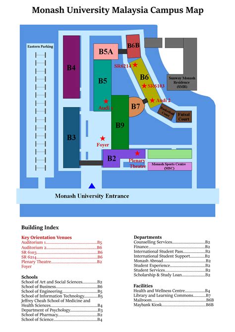 Monash Peninsula Campus Map