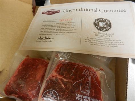 Belly of the Pig: Omaha Steaks: Filet Mignon & Top Sirloin Product Review