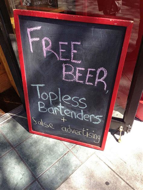 Hilarious Bar and Cafe Chalkboard Signs