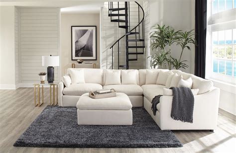 Hobson Sectional Sofa 551451 Coaster Furniture Sectional Sofas ...