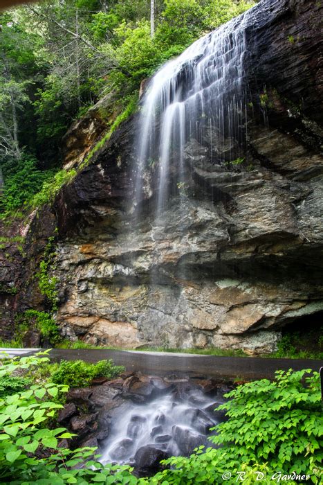 Bridal Veil Falls near Highlands, North Carolina