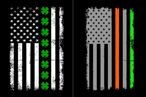 St. Patrick's Day Irish American Flag Graphic by Flag Station ...