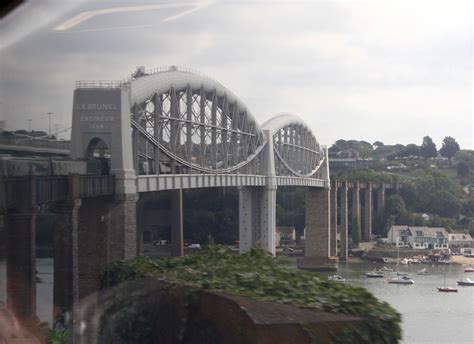 Royal Albert Bridge, Saltash, Cornwall. 1848-50 by Isambard Kingdom ...