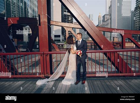 Wedding in a city Stock Photo - Alamy