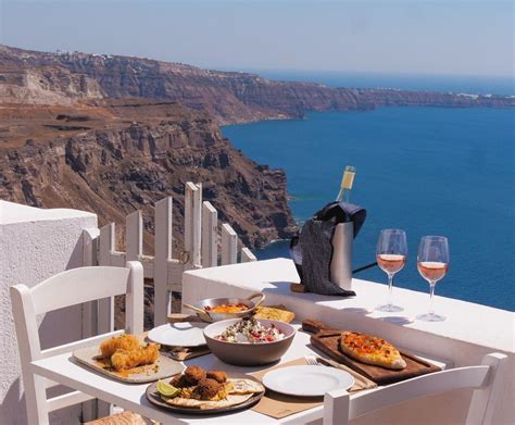 Volkan On The Rocks Restaurant in Santorini, Fira Town | Greeka