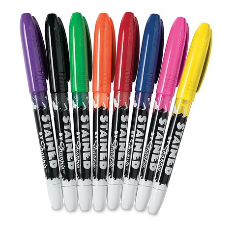 Sharpie Stained by Sharpie Brush Tip Fabric Markers | BLICK Art Materials