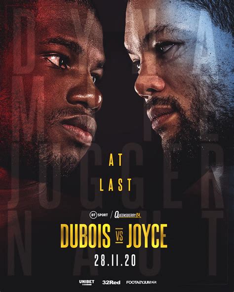 FOR THE FANS: DUBOIS vs JOYCE TO LAND ON NOV 28th, LIVE ON BT SPORT ...