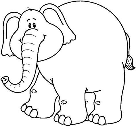 elephant-clip-art-elephant-clipart-black-and-white.jpg (700×648) | Elephant images, Animal ...