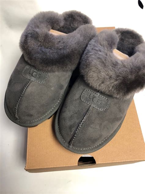 UGG Women’s Coquette Slipper 5125 GREY Sizes 6-12 | eBay