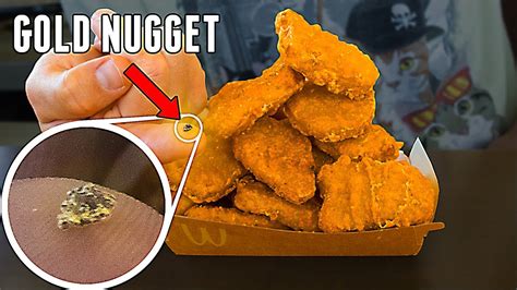 How Many Chicken Nuggets Can You Buy With A Gold Nugget? - YouTube