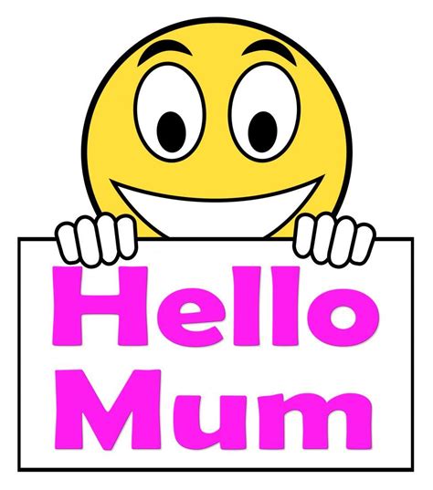 Free Stock Photo of Hello Mum On Sign Shows Message And Best Wishes | Download Free Images and ...