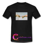 Michelangelo Sistine Chapel Hands T Shirt