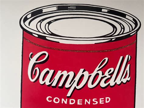 Fine Pop Art Limited Edition Print Campbells Soup Can, Andy Warhol ...