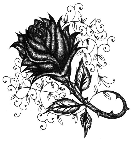 Vines Drawing Tattoo - Pecho Wallpaper