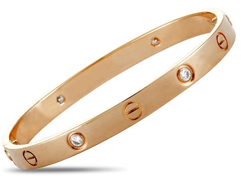 Cartier Love Bracelet replica with real gold and diamonds. : r/DesignerReps