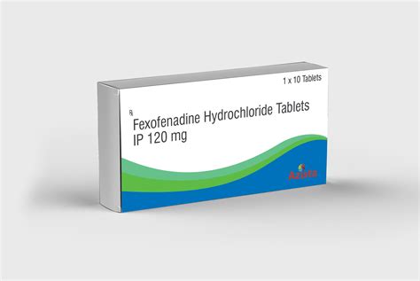 Fexofenadine hydrochloride tablets IP 120mg