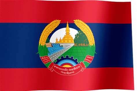 Laos Flag GIF | All Waving Flags