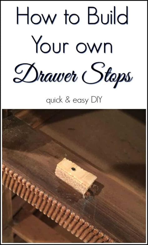 How to Make Quick and Easy DIY Drawer Stoppers | DIY Danielle