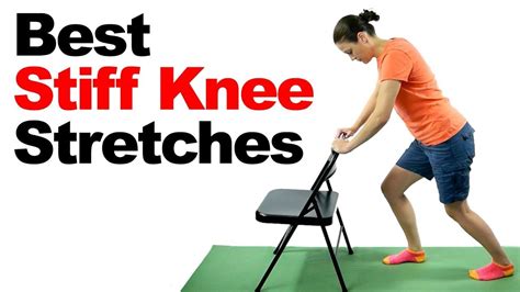 10 Easy Stiff Knee Pain Relief Stretches - YouTube