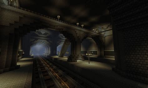 1000+ images about minecraft underground railway stations on Pinterest | Orange line, House ...