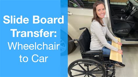 How to Complete a Slide Board Transfer | Wheelchair to Car | Paraplegic ...