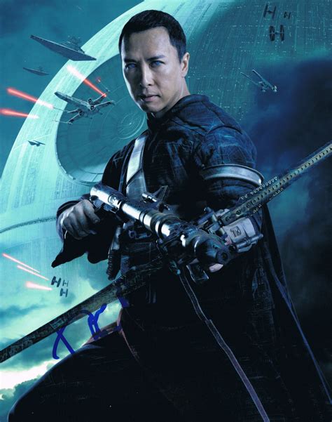 Signed Donnie Yen Chirrut Imwe Star Wars Rogue One Photo - Its Signed ...