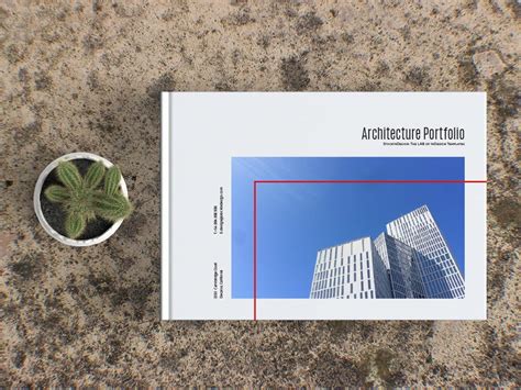 Architecture Portfolio Landscape Template – StockInDesign