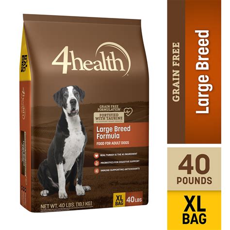 4health Grain Free Large Breed Dry Dog Food, 40 lb. – Petsense