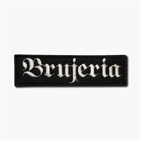 Brujeria Logo Patch, Brujeria Band Logo Embroidered Black Patch – Metal Band T-Shirt | Metal ...