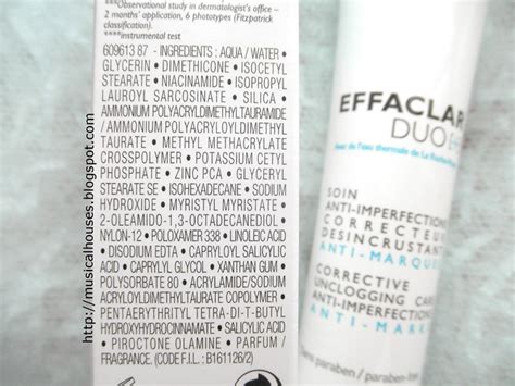 La Roche Posay Effaclar Duo + Anti-Blemish Cream Review and Ingredients Analysis - of Faces and ...